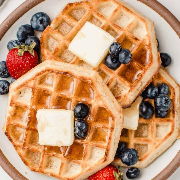 Sourdough Waffles (or Pancakes)